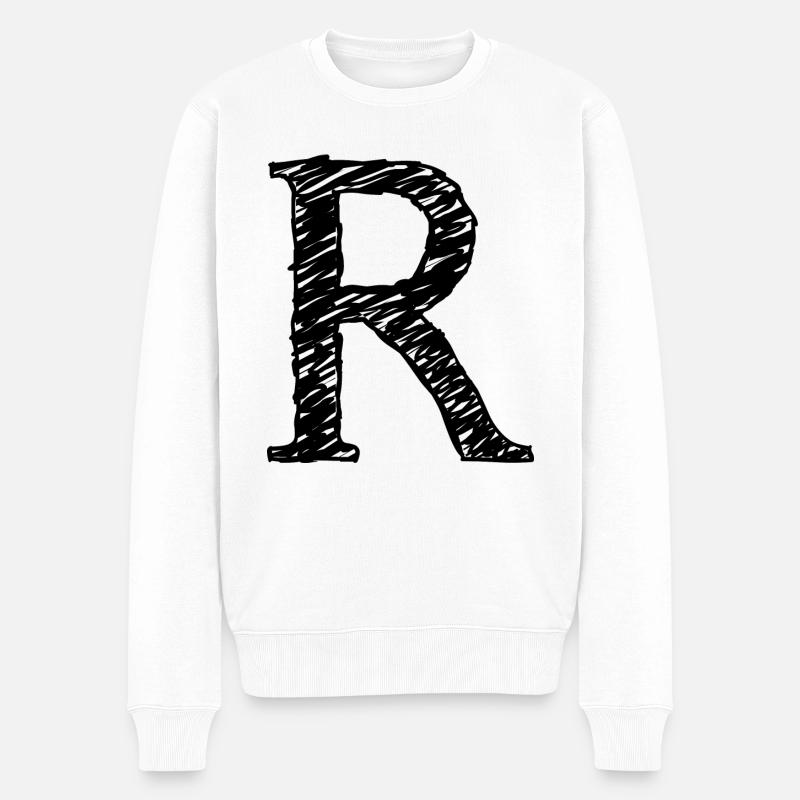 R - Pull Premium bio Homme - blanc