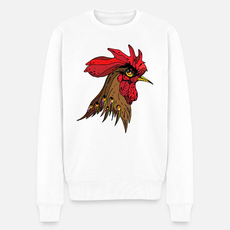 Coq - Pull Premium bio Homme - blanc
