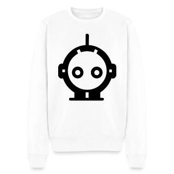 Petit robot - Pull Premium bio Homme - blanc - Devant - Thijin (182cm)