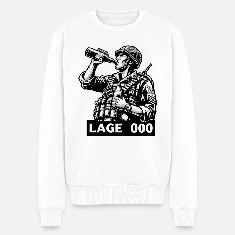 Désarmement des forces armées - Pull Premium bio Homme - blanc