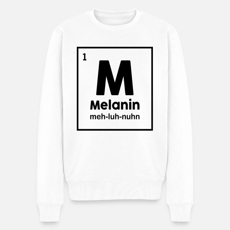 Black Lives Matter - Männer Premium Bio Pullover - Weiß