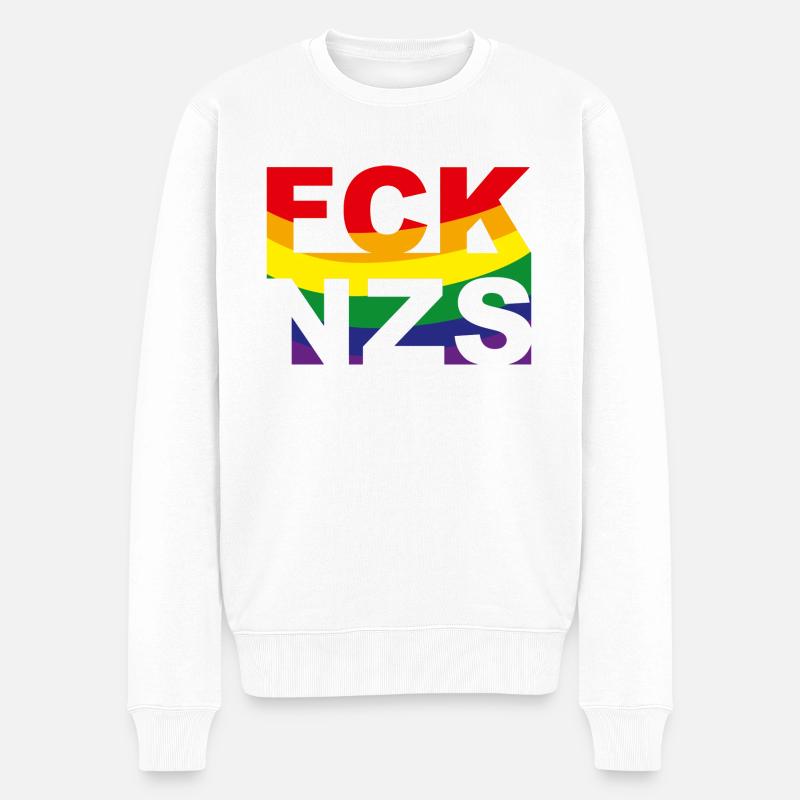 FCK NZS Pride Edition - Pull Premium bio Homme - blanc