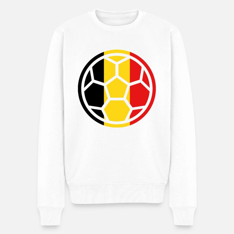 Ballsport - Männer Premium Bio Pullover - Weiß
