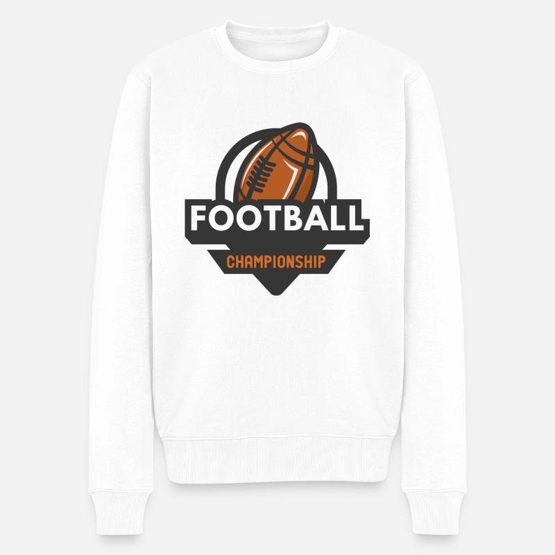 Ballsport - Männer Premium Bio Pullover - Weiß