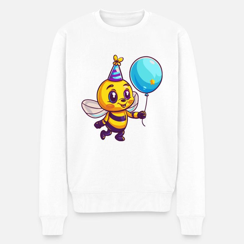 Abeille Anniversaire Bébé - Pull Premium bio Homme - blanc