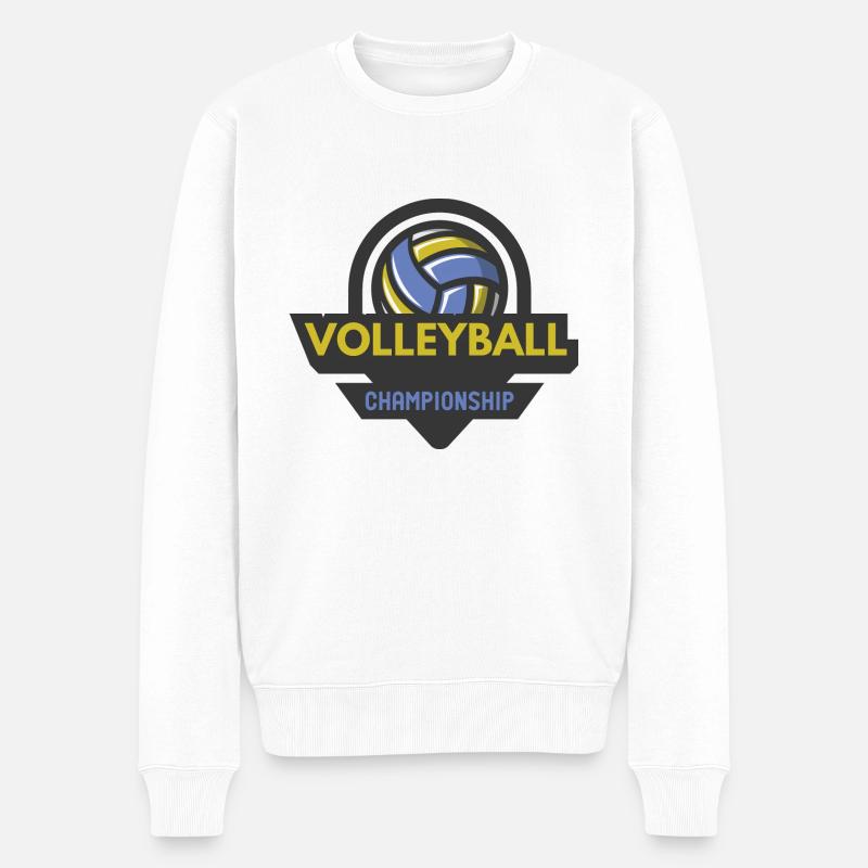 Ballsport - Männer Premium Bio Pullover - Weiß