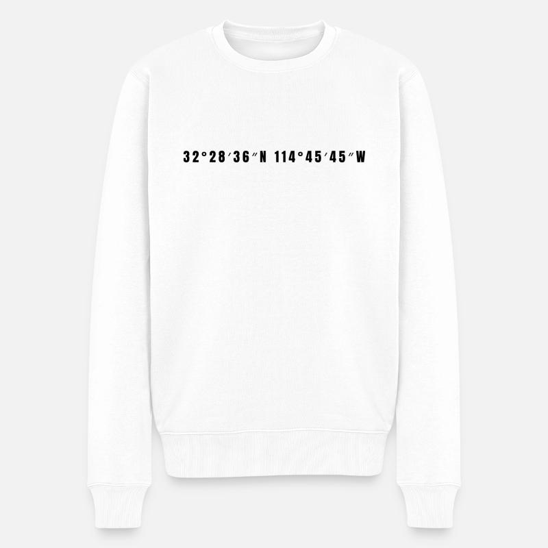 Minatitlán, Mexique - Pull Premium bio Homme - blanc