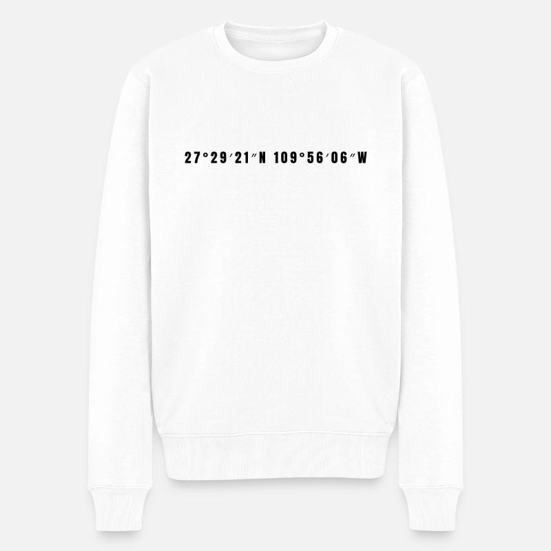 Ciudad Obregón, Mexique - Pull Premium bio Homme - blanc