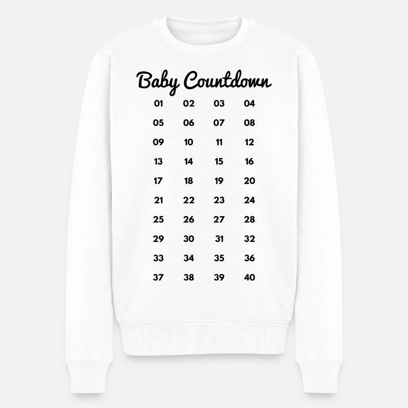 Semaines de grossesse - Pull Premium bio Homme - blanc