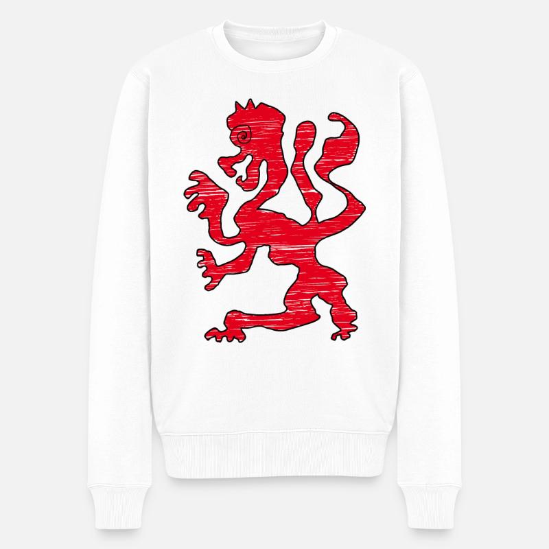 Lion de Hollande-Méridionale - Pull Premium bio Homme - blanc