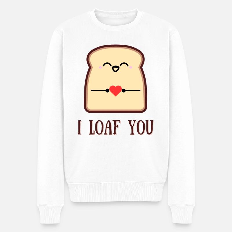 Je te languis - Pull Premium bio Homme - blanc