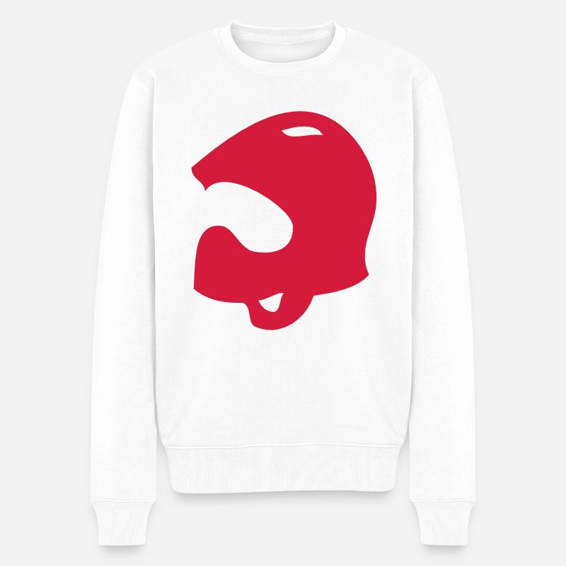 casque pompier - Pull Premium bio Homme - blanc