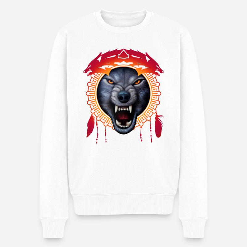 Loup - Pull Premium bio Homme - blanc