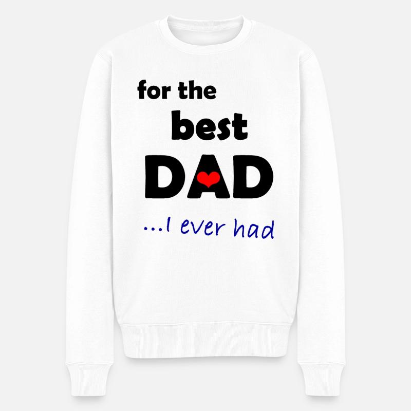 Papa 1 - Pull Premium bio Homme - blanc