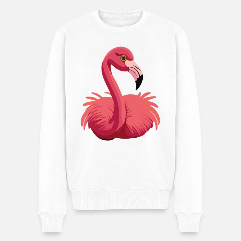 Flamant - Pull Premium bio Homme - blanc