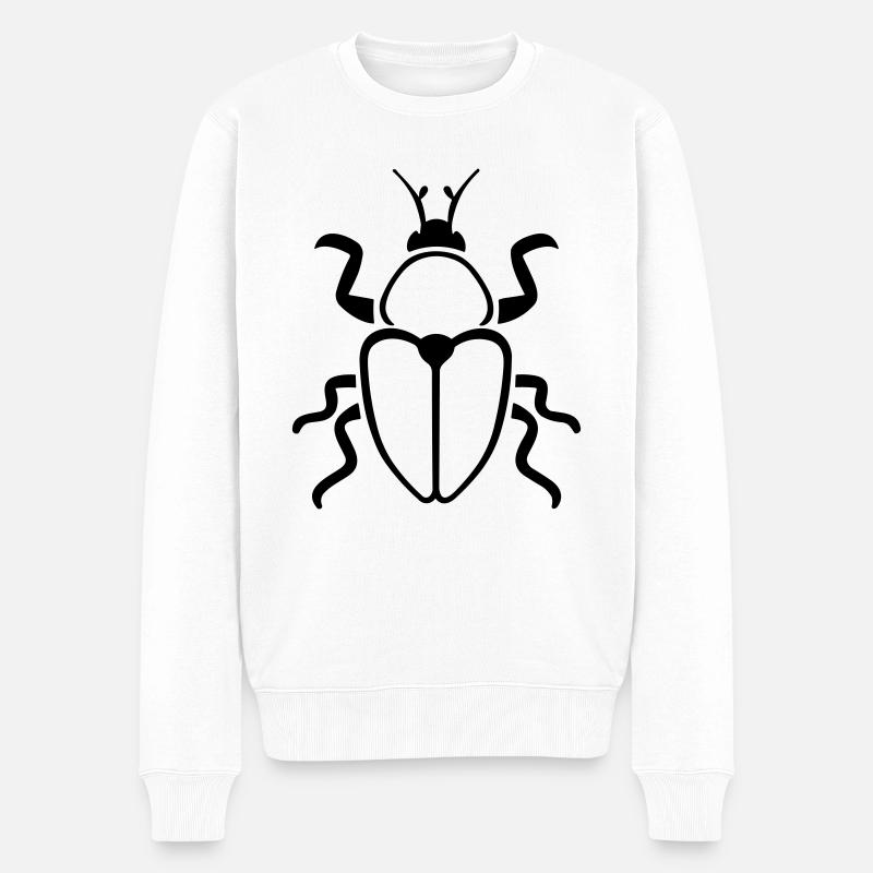scarabée - Pull Premium bio Homme - blanc