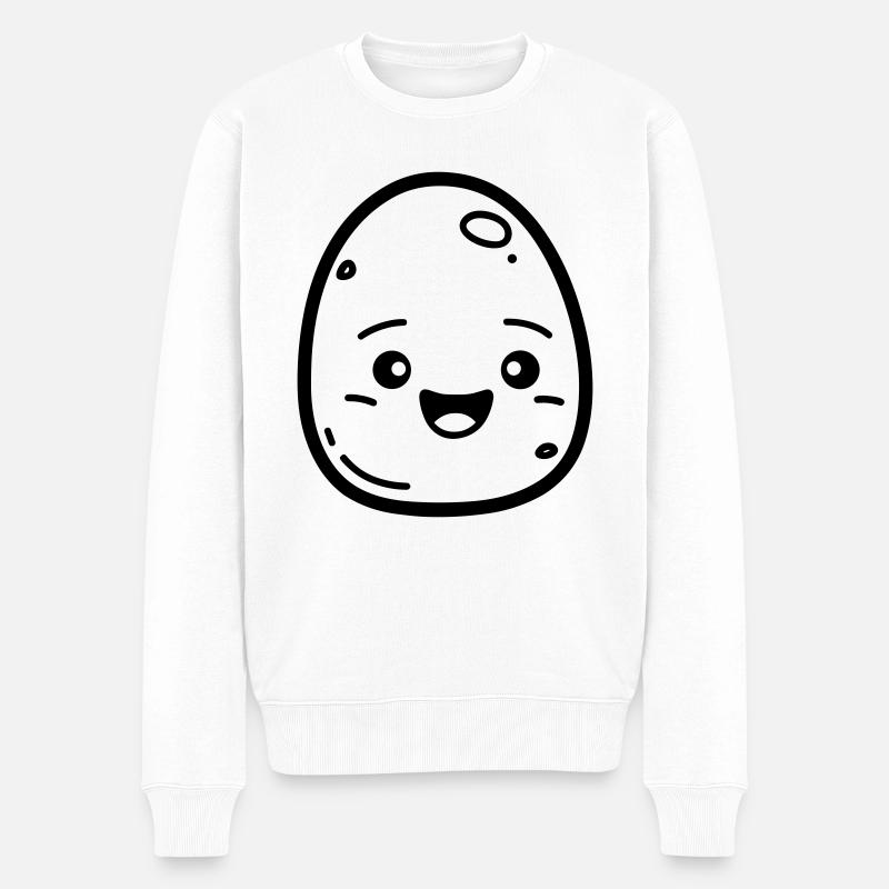 patate - Pull Premium bio Homme - blanc