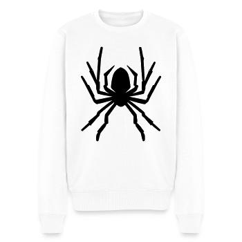 Spinne - Männer Premium Bio Pullover - Weiß - Vorne - Thijin (182cm)