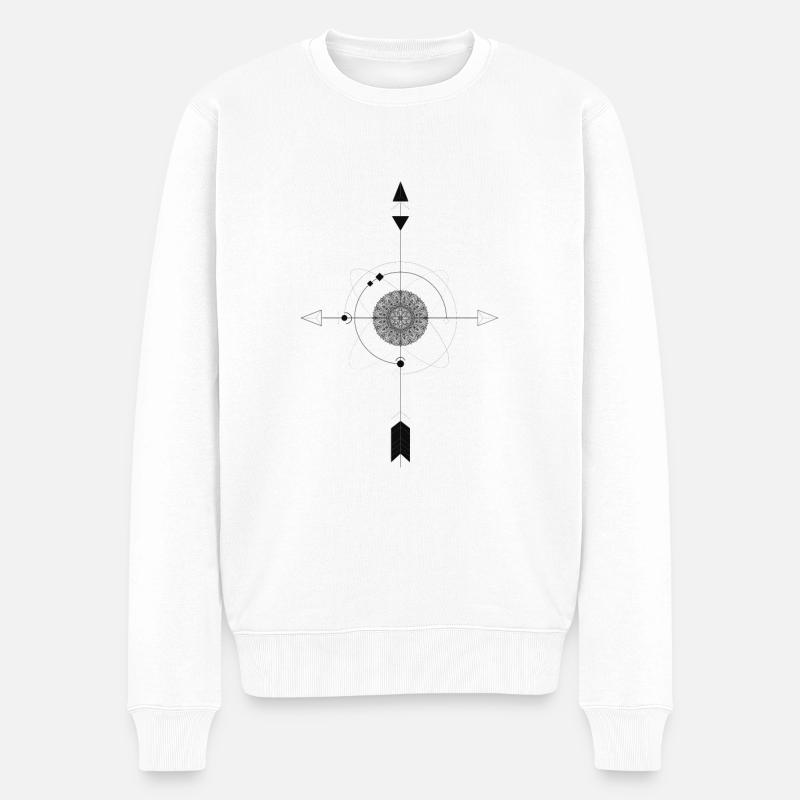 Boussole - Pull Premium bio Homme - blanc
