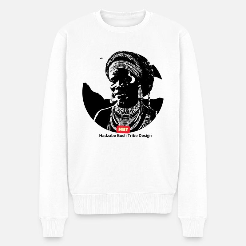 HBT 43 - Männer Premium Bio Pullover - Weiß