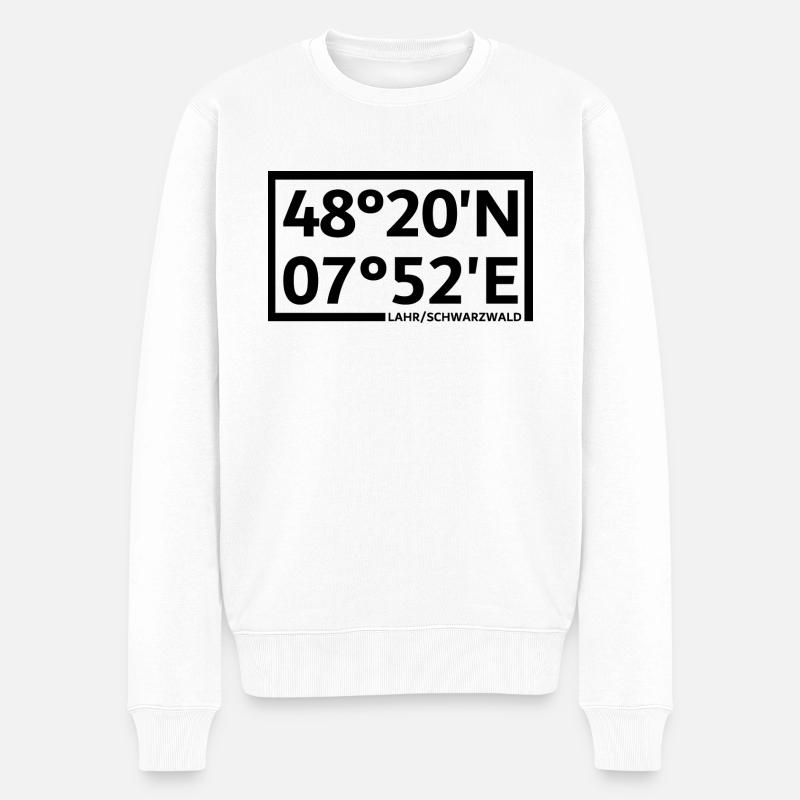 Coordonnées Lahr/Forêt-Noire - Pull Premium bio Homme - blanc