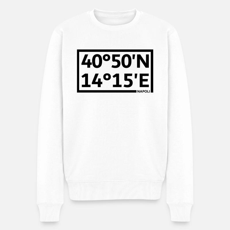 Coordonnées Napoli - Pull Premium bio Homme - blanc
