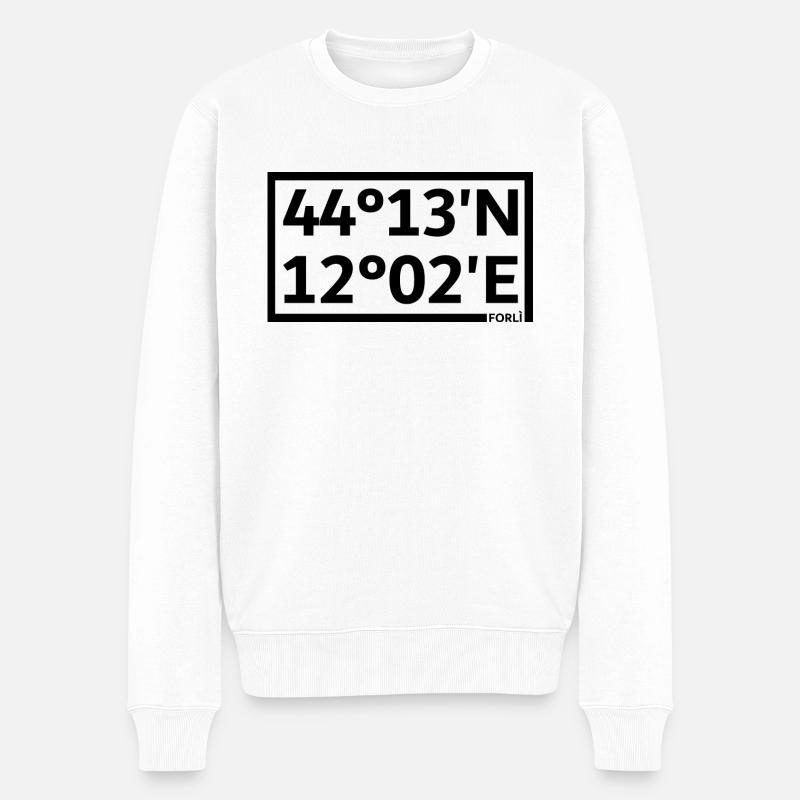 Coordonnées forlì - Pull Premium bio Homme - blanc