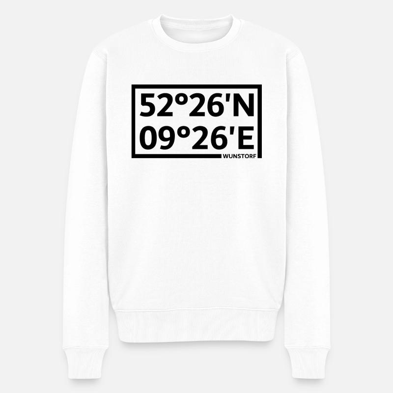 Coordonnées Wunstorf - Pull Premium bio Homme - blanc