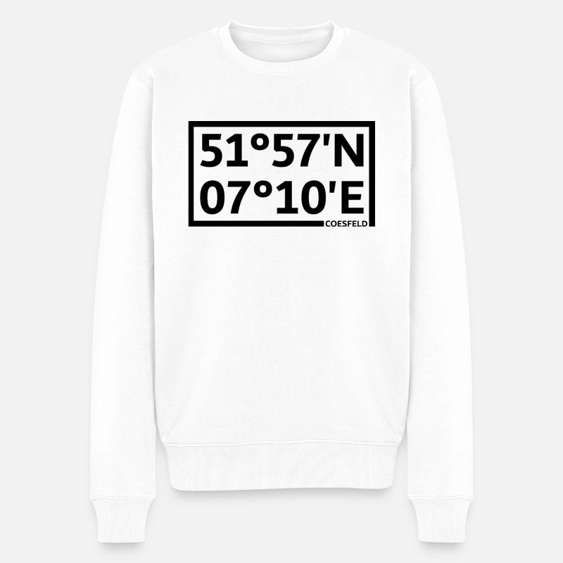 Coordonnées de Coesfeld - Pull Premium bio Homme - blanc