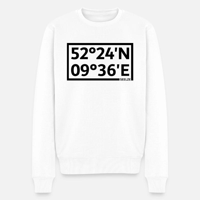 Coordonnées de Seelze - Pull Premium bio Homme - blanc