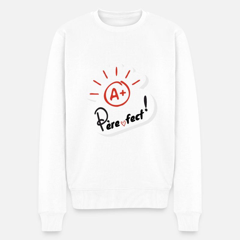 Père-fect - Pull Premium bio Homme - blanc