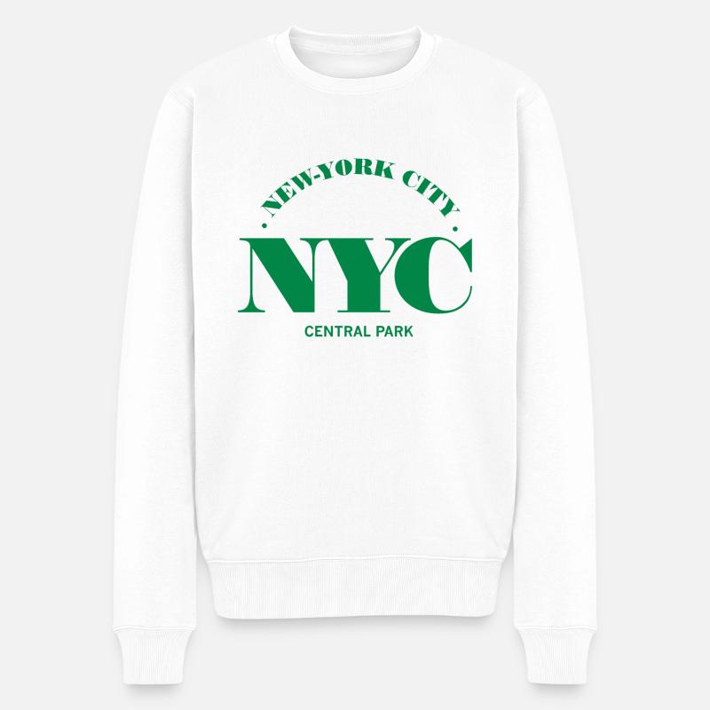 N Y C - Pull Premium bio Homme - blanc