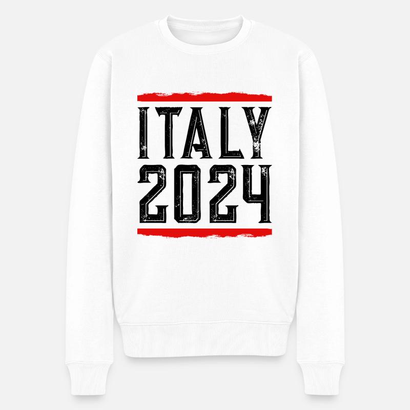 Italie 2024 - Pull Premium bio Homme - blanc