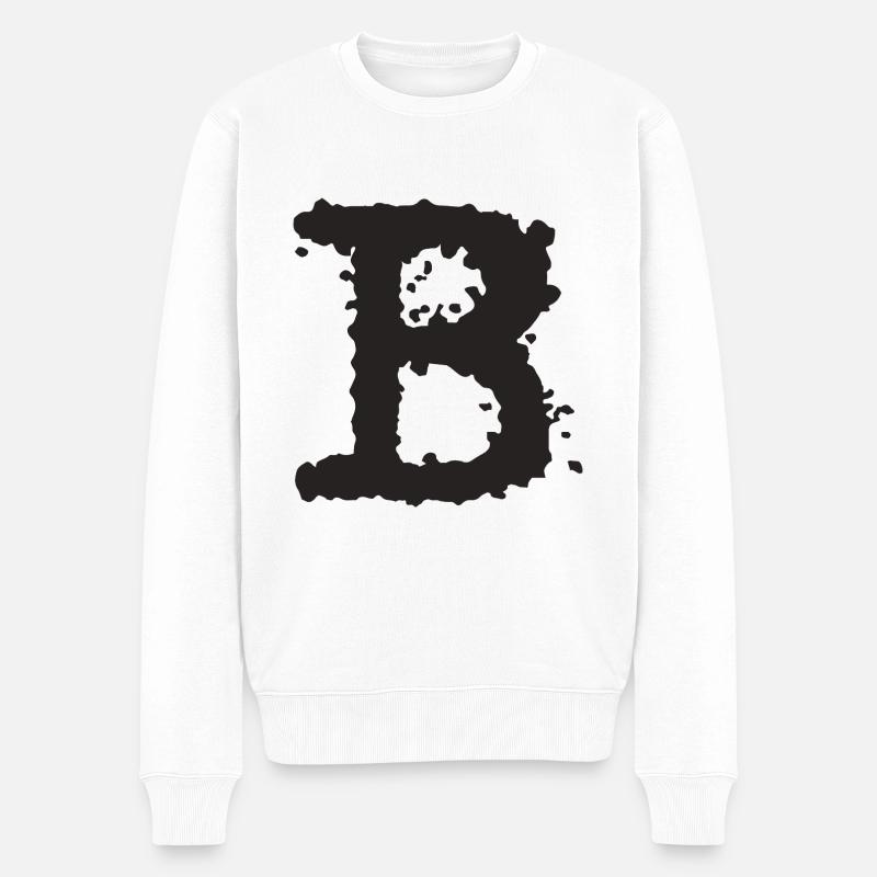 B - Pull Premium bio Homme - blanc