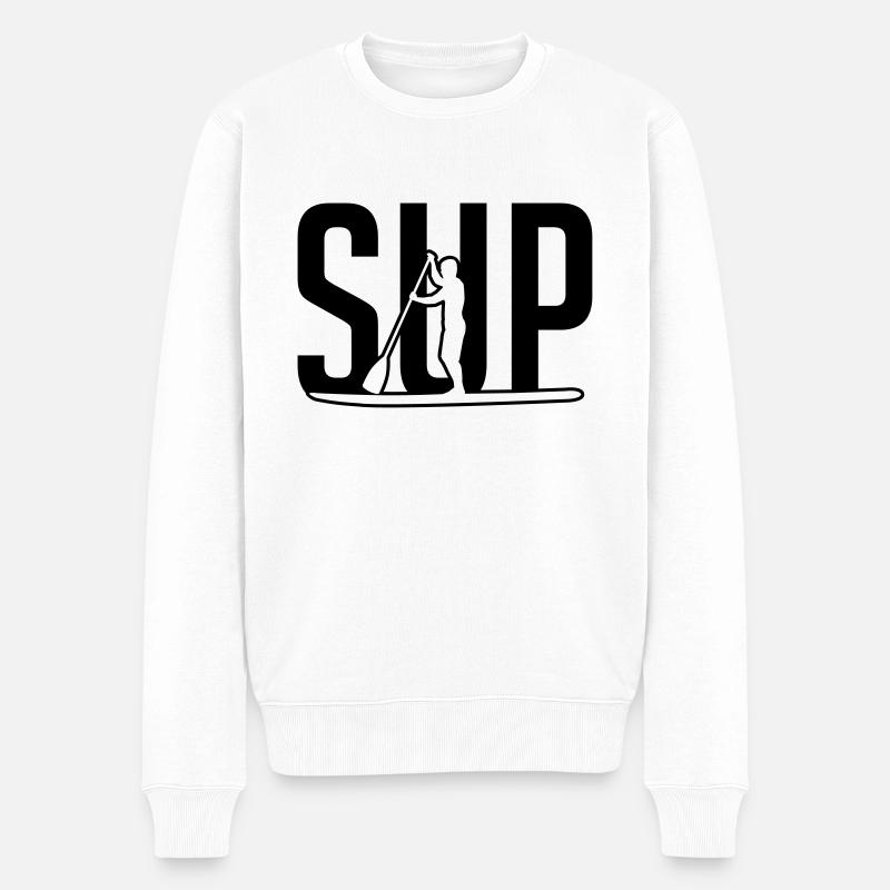 SUP Fahrer - SUP driver - Pull Premium bio Homme - blanc