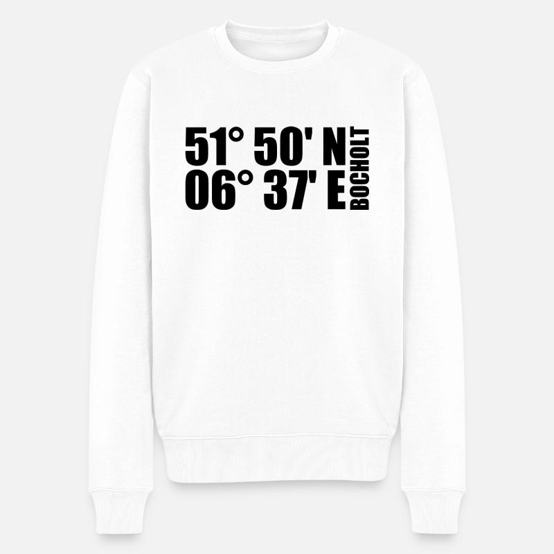 Coordonnées bocholt - Pull Premium bio Homme - blanc