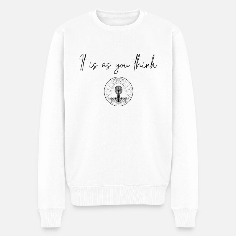 C’est comme vous pensez - Pull Premium bio Homme - blanc