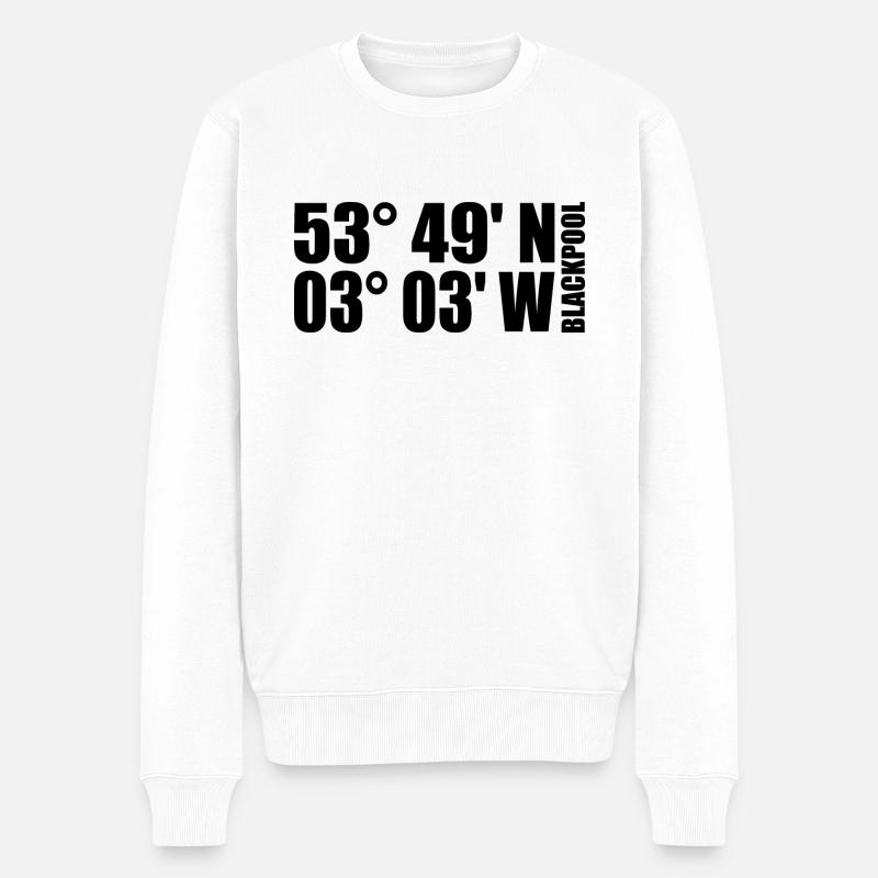 Coordonnées de Blackpool - Pull Premium bio Homme - blanc