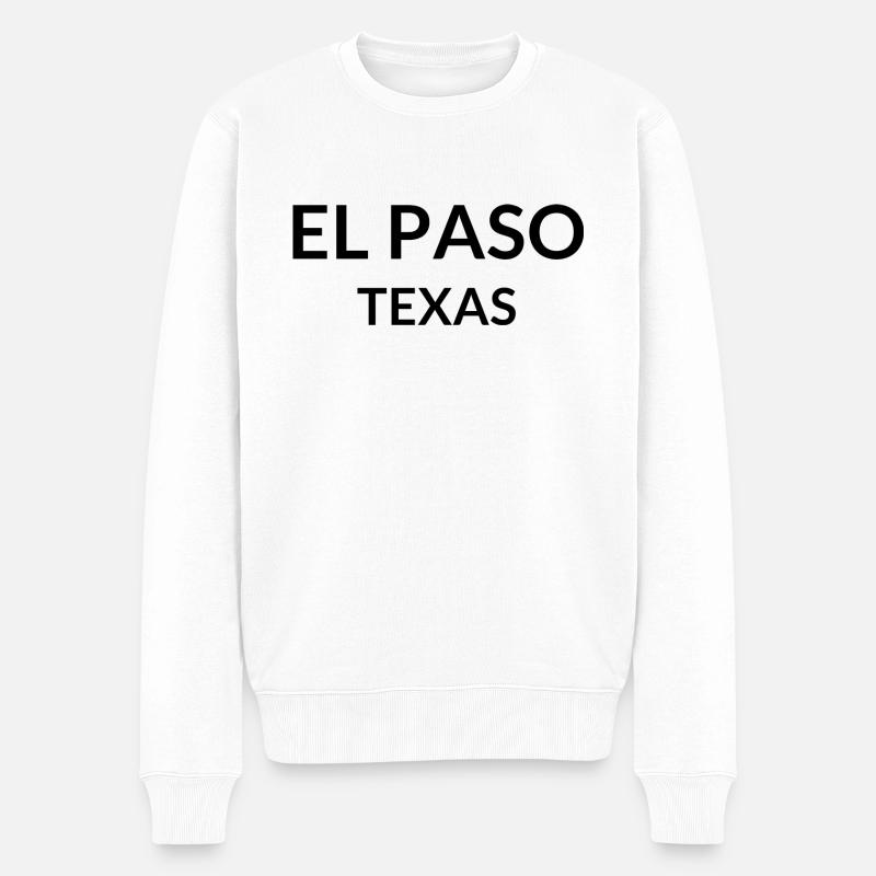 El Paso Texas États-Unis - Pull Premium bio Homme - blanc