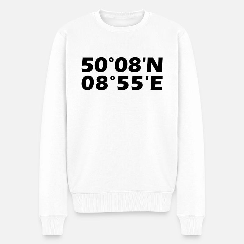 Coordonnées de Hanau - Pull Premium bio Homme - blanc