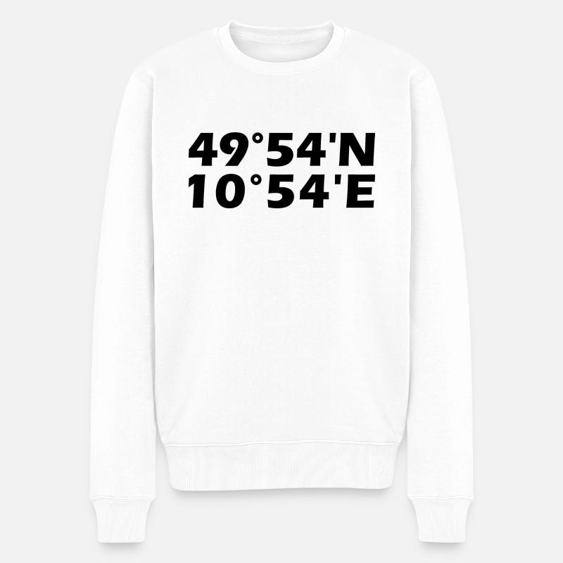 Coordonnées de Bamberg - Pull Premium bio Homme - blanc