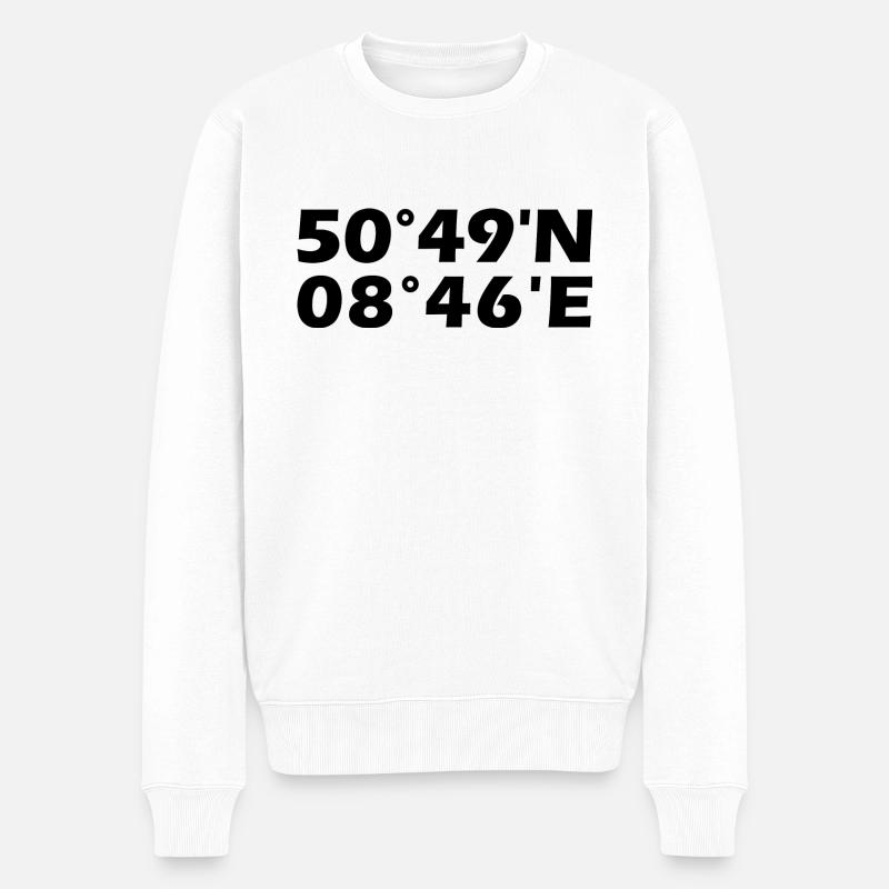 Coordonnées de Marburg - Pull Premium bio Homme - blanc