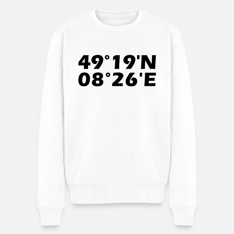 Coordonnées de Spire - Pull Premium bio Homme - blanc