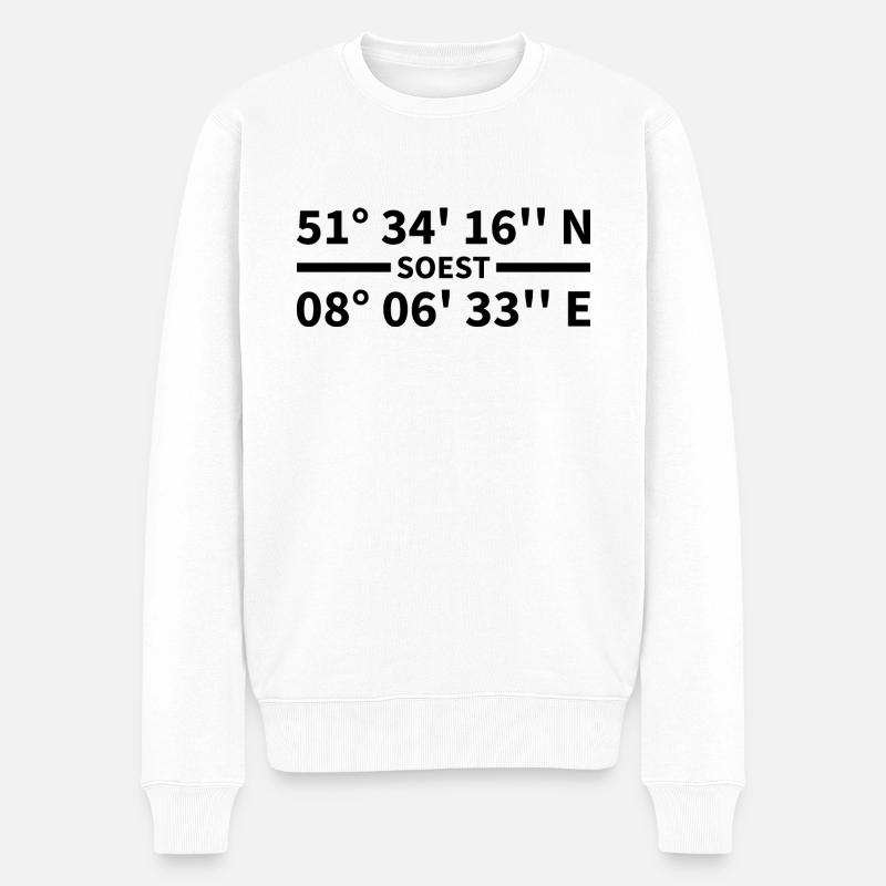 Coordonnées Soest - Pull Premium bio Homme - blanc