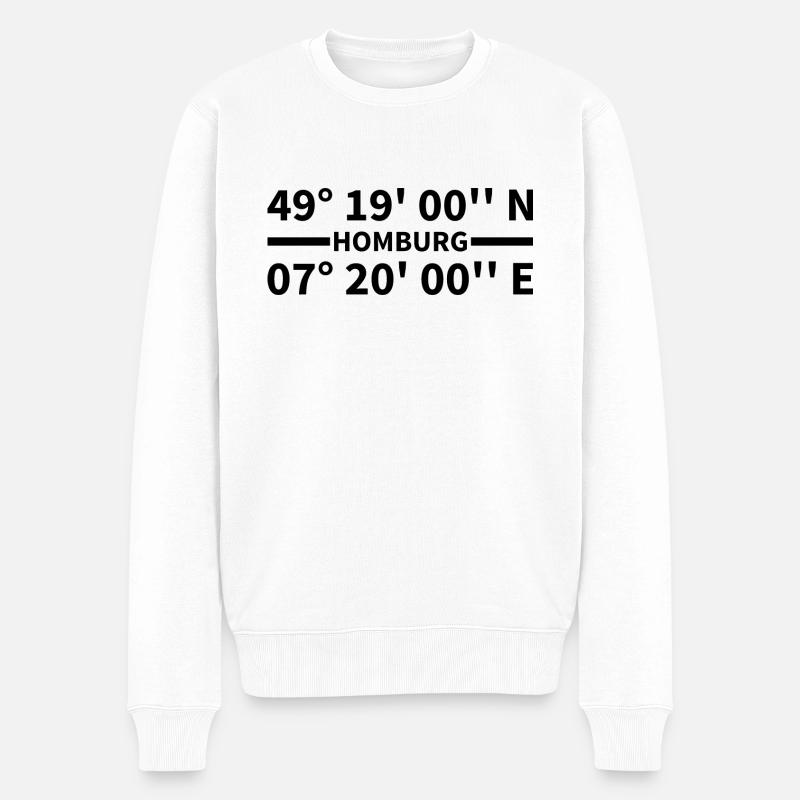 Coordonnées de Homburg - Pull Premium bio Homme - blanc