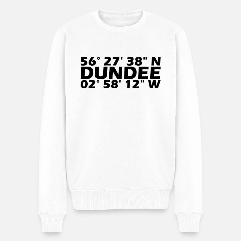 Coordonnées dundee - Pull Premium bio Homme - blanc