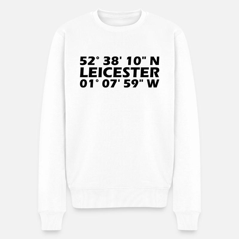 Coordonnées de Leicester - Pull Premium bio Homme - blanc