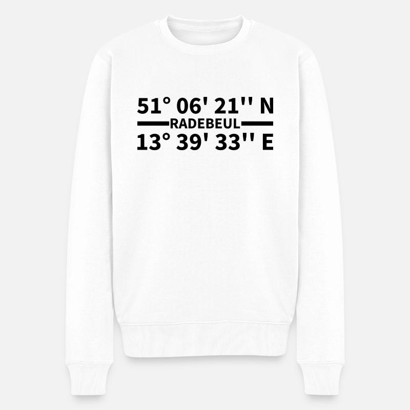 Coordonnées de Radebeul - Pull Premium bio Homme - blanc