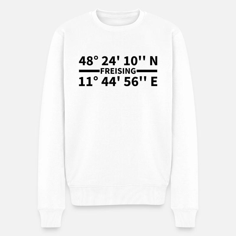 Coordonnées de Freising - Pull Premium bio Homme - blanc