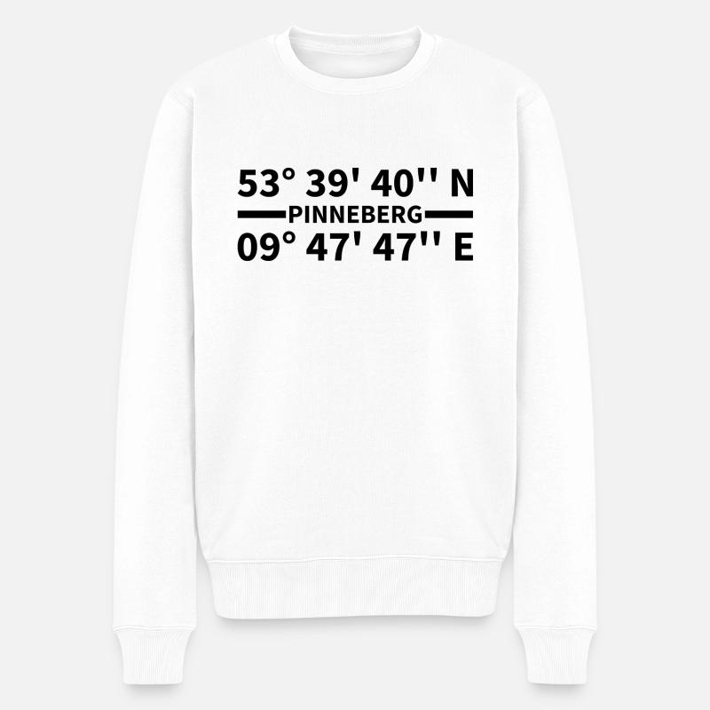 Coordonnées de Pinneberg - Pull Premium bio Homme - blanc